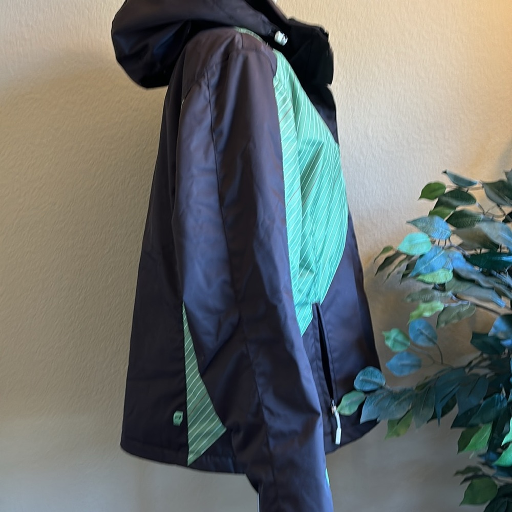 NWOT - Orage Brown and Green Women's Ski Jacket, Women's XL - Picture 5 of 16